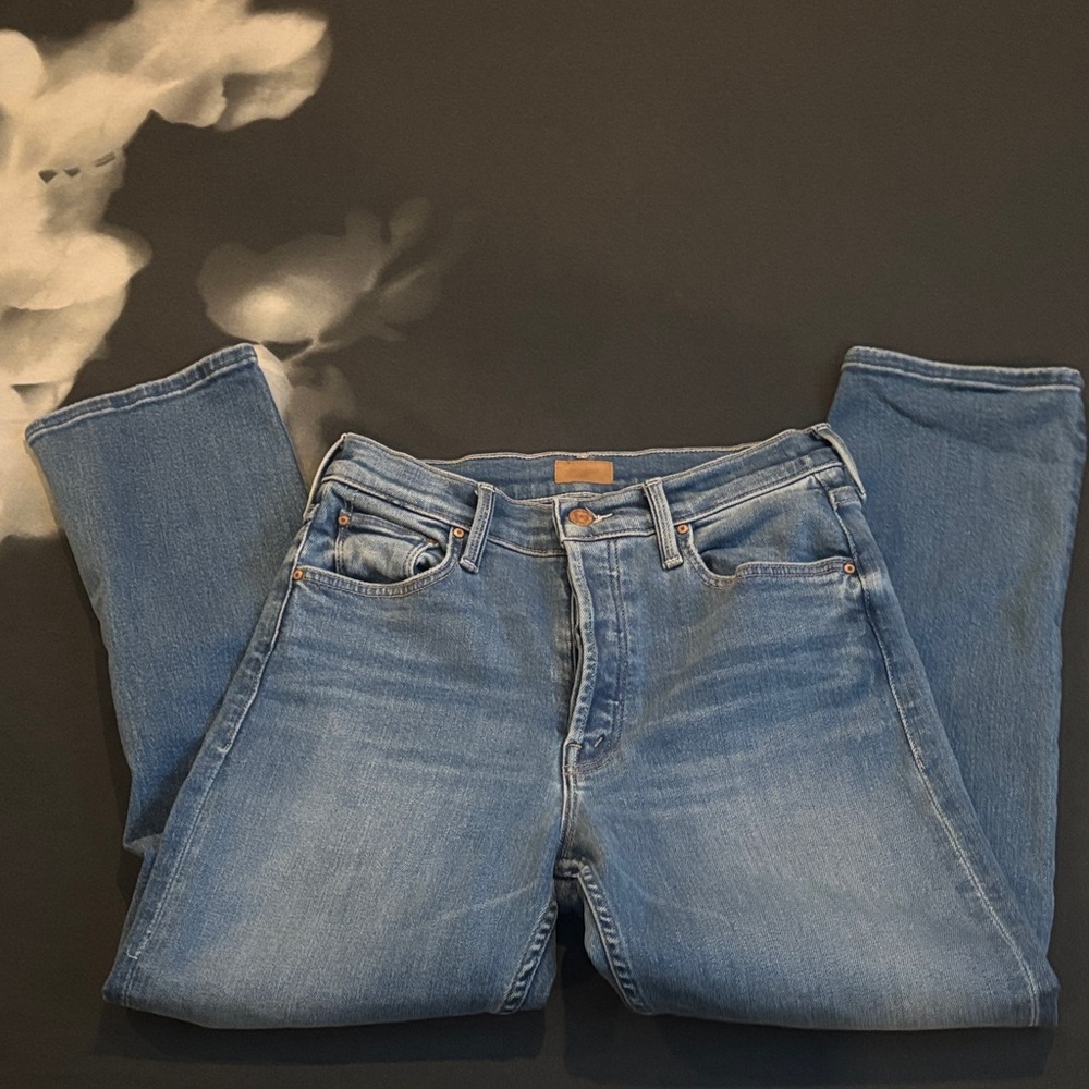 MOTHER Blue Tomcat Jeans - Picture 3 of 8